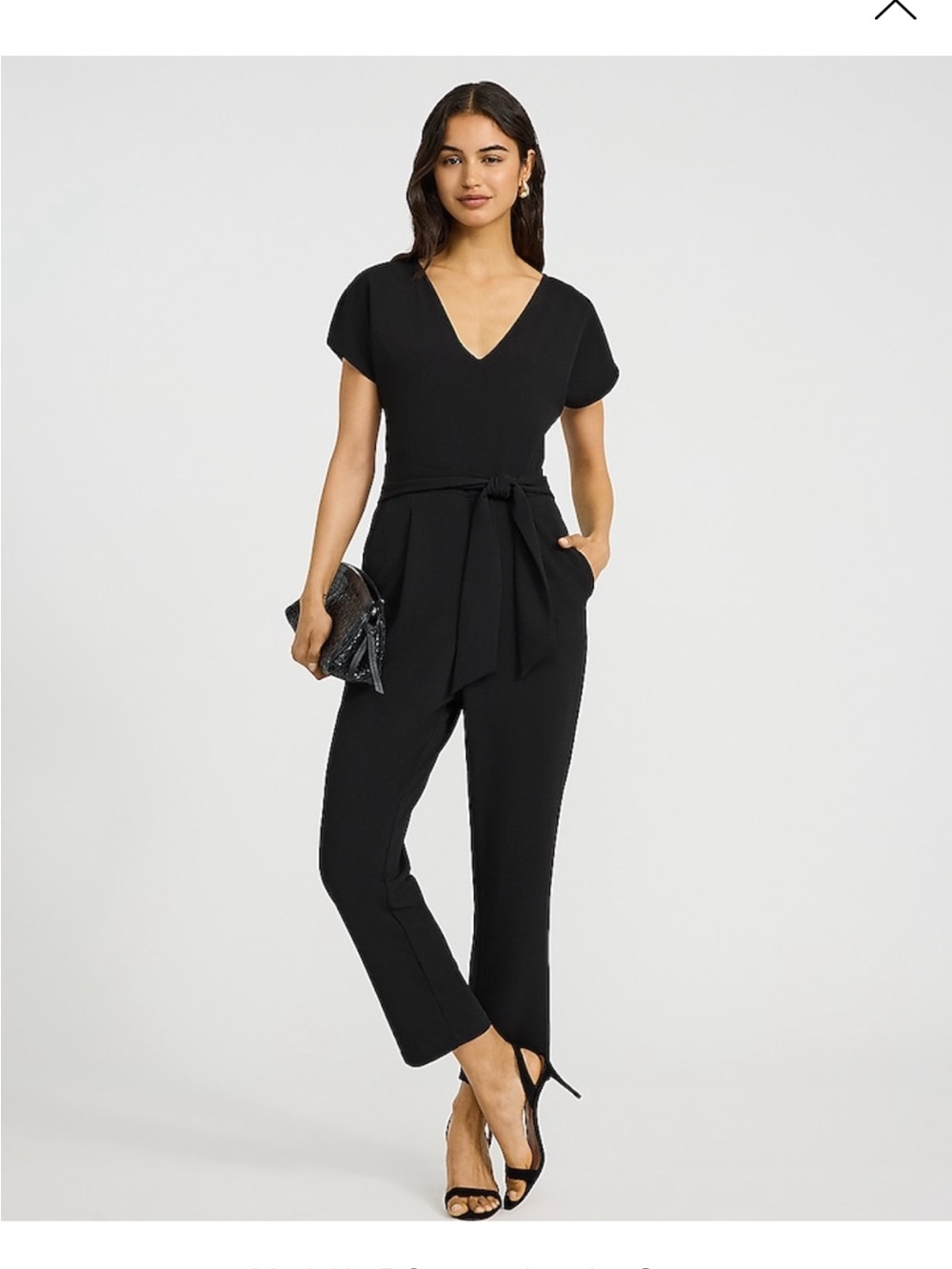 Express Black jumpsuit with Tie Waist